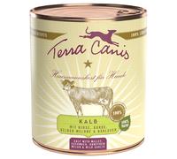 Terra Canis 6 x 800 g - NUOVO: Vitello con Miglio, Cetriolo, Anguria gialla e Aglio Orsino