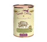 TERRA CANIS Classic Cinghiale con Riso Integrale, Finocchio e Lampone 400g - Umido per cani adulti di qualsiasi razza