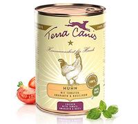 Terra Canis Classic 12 x 400 g Alimento umido per cane - Pollo con Pomodoro, Amaranto e Basilico
