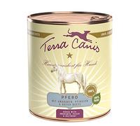 Terra Canis 6 x 800 g - Cavallo con Amaranto, Pesca e Bieta rossa