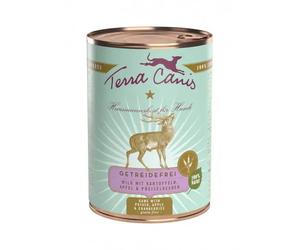 Terra Canis Grain Free 400 gr Selvaggina con patate, mela e mirtilli rossi - confezione da 6 pezzi - Cibo umido per cani - 1° ORDINE? scegli lo sconto BZR5 / BZR20 + 200 punti fedeltà
