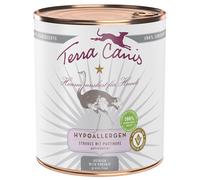 Terra Canis Ipoallergenico 6 x 800 g Alimento umido per cani - Struzzo con Pastinaca