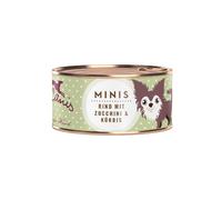 Terra Canis Mini 18 x 100 g umido cane - Manzo con Zucchine e Zucca