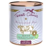Terra Canis Senza cereali 12 x 800 g - Senior Manzo con Sedano, Albicocca er Erbe salutari