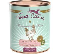 Terra Canis Senza cereali 6 x 800 g - Pollo con Pastinaca, Tarassaco e More
