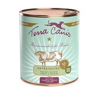 Terra Canis Senza cereali 6 x 800 g - Manzo con Zucchine, Zucca e Origano