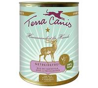 Terra Canis Senza cereali 6 x 800 g - Selvaggina con Patate, Mela e Mirtilli rossi