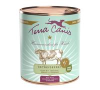 Terra Canis Senza cereali 12 x 800 g Alimento umido per cane - Manzo con Zucchine, Zucca e Origano