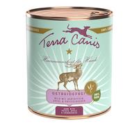 Terra Canis Senza cereali 6 x 800 g - Selvaggina con Patate, Mela e Mirtilli rossi
