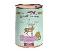 Terra Canis Senza cereali 6 x 400 g umido per cane - Selvaggina con Patate, Mela e Mirtilli rossi