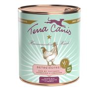 Terra Canis Senza cereali 6 x 800 g Alimento umido per cane - Pollo con Pastinaca, Tarassaco e More