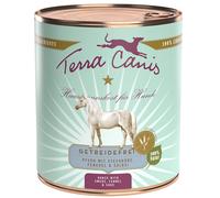 Terra Canis Senza cereali 12 x 800 g - Cavallo con Rutabaga, Finocchio e Salvia