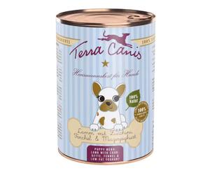 Terra Canis umido Cane Puppy 400 gr Agnello con zucchina, finocchio e yogurt - confezione da 6 pezzi - Cibo umido per cani - 1° ORDINE? scegli lo sconto BZR5 / BZR20 + 200 punti fedeltà