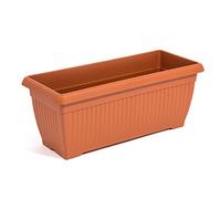 Terra - Cassetta portafiori da Balcone Terra, Terracotta, 60 cm