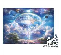 Terra cosmica Puzzle 1000 Pezzi In Mondo stellare Cartone Pressato, Un Puzzle Per Gioco Educativo Sfida, Ideale Per Hobby Invernale, Regalo Per Coppie 38x26cm/1000pcs