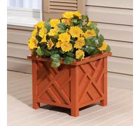 Terra Cotta Chippendale-Style Reticolo Motivo Veranda Patio Casa Giardino Vaso