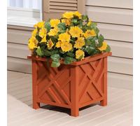 Terra Cotta Chippendale-Style Reticolo Motivo Veranda Patio Casa Giardino Vaso