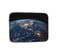 Terra dallo spazio esterno Custodia per laptop da 12 pollici, TSA Custodia protettiva per notebook antiurto Custodia protettiva per notebook resistente all'acqua Custodia per il trasporto del computer
