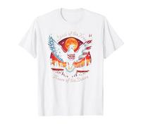 Terra dei Liberi, Patria dei Coraggiosi Maglietta, Uomo, Bianco, XXL
