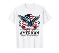 Terra della Free_American_Home of the Brave_American Eagle Maglietta