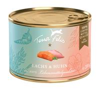 Terra Felis Complete 12 x 200 g umido per gatti - Salmone e Pollo