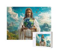 Terra Gesù - Puzzle 1000 Pezzi per Adulti - Puzzle fai da te, Intrattenimento Creativo, Arte Moderna, Puzzle Classico per Adulti e Ragazzi dai 12 anni, Idea Regalo Uomo e Donna 75x50cm a-122