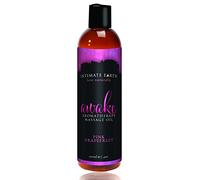 Terra intima - Pompelmo sveglio di colore rosa dell'olio di massaggio di Aromatherapy - 4 oncia.