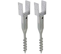 Terra Manicotto Filettato Manica Profilo-U 8x8 Zincato L68, 5cm 2x