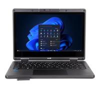 Terra Mobile 360-11V4 N100 Robusto notebook convertibile 2 in 1 da 11,6 pollici, con 10 dita, multi-touch Windows 11 Pro, protezione IP54, per cantieri e esterni