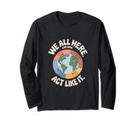 Terra "NOI TUTTI QUI. Vivi QUI." Unità Maglia a Manica