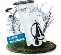 Terra Peak® Bolla d'acqua da 2 l con tubo per zaino e escursioni, sacchetto per bere e corsa, per jogging e corsa, senza BPA, sacchetto per bere e idratazione