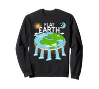 Terra Piatta Cascate Meme Umoristico Cosmico Satira Felpa