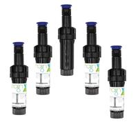 Terra Ricambi 5x Irrigatore statico pop-up S020 PRO 1/2" - Regolabile 360° - Gittata 2,8m - Corpo 10cm - Alzata 5cm - Modello 8A
