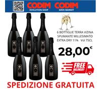 Terra Vizina Spumante Millesimato Extra Dry 11% Vol. 6X75CL