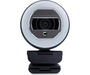Terra Webcam Halo con corona luminosa a LED C1868pro Full HD Auto Focus Stereo