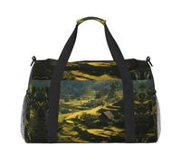 Terraced Fields in Bali Print - Borsa da viaggio da donna, borsa da palestra con scomparto, borsone da uomo, borsone da donna, borsa da viaggio per il fine settimana