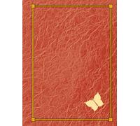 Terracotta Clay Butterfly Sketchbook & Notebook - Hardcover, 8.25 x 11, 96 Blank Pages - Ideal for Dry Media Drawing, Doodling & Notes - Gift Idea for Kids, Teens & Adults: A Versatile Blank Sketchbook for Art, Journaling, School & Creative Expression