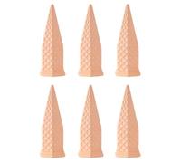 Terracotta Plant Watering Spikes, 6 Pack Self Watering Spikes, Automatic Drip Irrigation Stakes, Clay Waterers for Outdoor Garden, Plant Care Devices