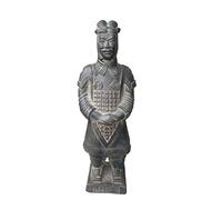 Terracotta Warriors, Cina dinastia Qin terra cotta Warriors scultura casa tavolo visualizzazione display multi presentazione regalo, altezza 22 cm., General