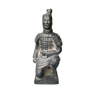 Terracotta Warriors, Cina dinastia Qin terra cotta Warriors scultura casa tavolo visualizzazione display multi presentazione regalo, altezza 18 cm., Kneeling Archer