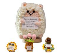 TerraDesign® - Regalo Affettuoso Amica - Statuetta Artigianale per Lei - Soprammobile con Dedica Positiva in Italiano - Idea Regalo Dolce Donna Migliore Amica Collega - Decorazione Casa Cucina Ufficio