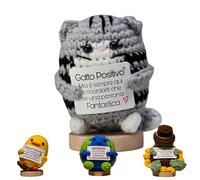 TerraDesign® | Statuetta Decorativa Casa | Regalo Amante Gatti Portafortuna