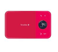 Terraillon - Bilancia da cucina connessa, Per Smartphone/Tablet, Calcolo del consumo energetico, Tara, Conversioni liquidi, Timer, Bluetooth Smart, 5 kg, NutriTab, Cranberry