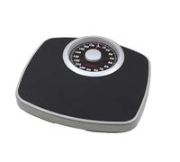 TERRAILLON - NEO T - Bilancia pesata meccanica con ampio vassoio in metallo con rivestimento antiscivolo, grande quadrante ad alta leggibilità, bilancia robusta, capacità 180 kg, gradazione 1 kg, nero