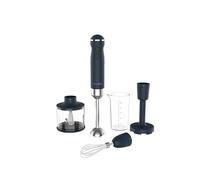 TERRAILLON - NEW MOON- Frullatore a immersione elettrico, lame in acciaio inox, funzione turbo, 1000 W, VITesse variabile, Bicchiere dosatore, frusta in acciaio inox, tritatutto 600 ml
