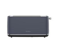 TERRAILLON - NEW MOON- Griglia pane lunga, 2 fessure extra larghe, 6 livelli potenza (1550W) - Scongelamento, Riscaldamento, Spegnimento automatico, Cassetto raccogli briciole, Corpo in Inox