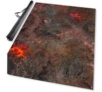 Terrain Crate 6x4 Hellscape - Tappetino da wargaming in neoprene | Lava & Chaos Mat