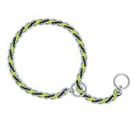Terrain D.O.G. Collare con catena allacciata, 24 "x 3,9 mm, colore: Lime/Navy