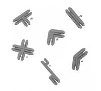 Terrain Da Tavolo - Clip In Plastica Grigie (80 Parti) - Inglese