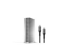 TERRAMASTER D1 SSD Pro 80Gbps M.2 NVMe SSD Enclosure, fino a 7061MB/s, Custodia Interamente in Alluminio con Raffreddamento Efficiente, Silenziosa(senza disco)